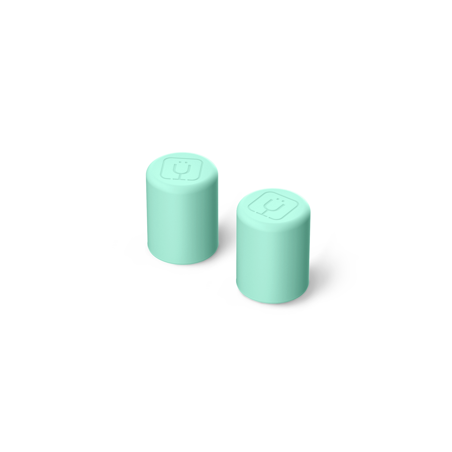 Magnetic Straw Cover | Mint | 2-Pack