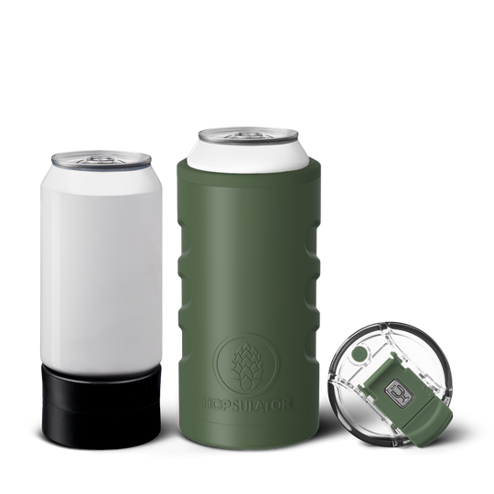 Retro Hopsulator Trio | OD Green | 12/16oz Standard Cans
