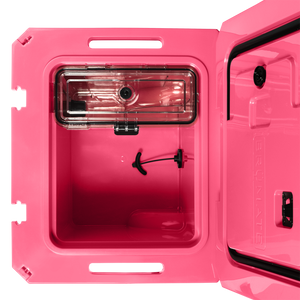 BrüTank 35-Quart Rolling Cooler | Neon Pink