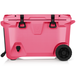 BrüTank 55-Quart Rolling Cooler | Neon Pink thumbnail image 1 