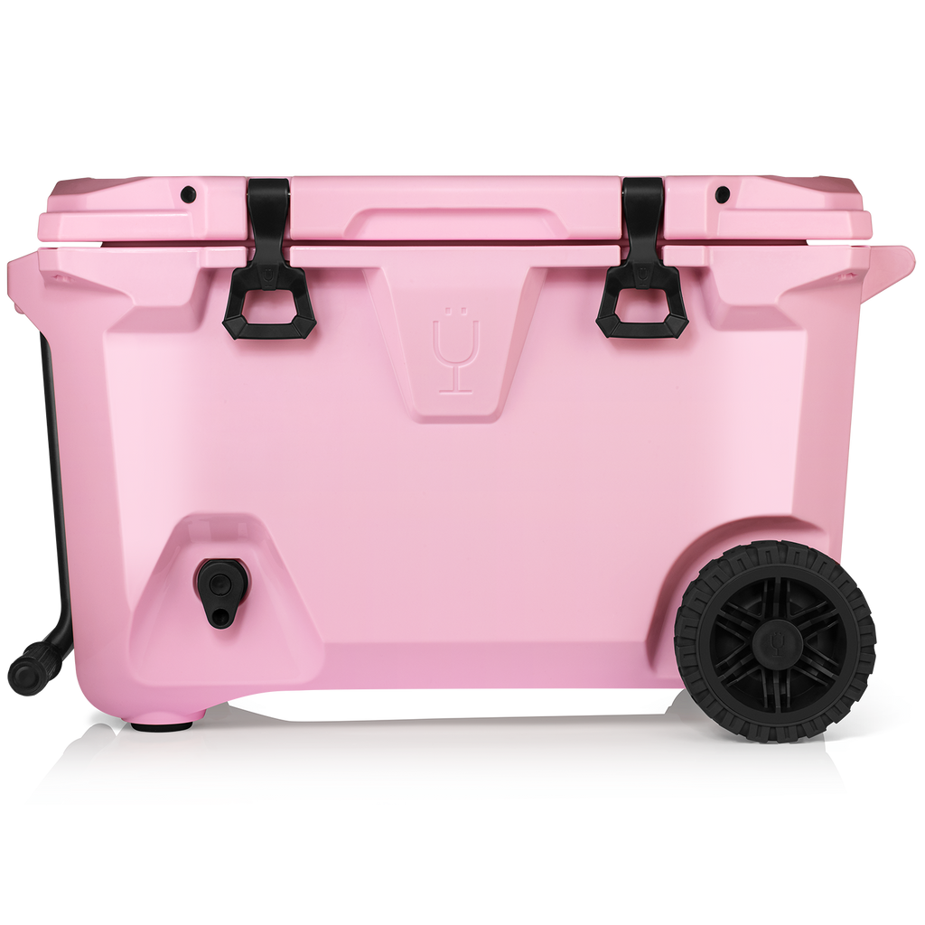 BrüTank 55-Quart Rolling Cooler | Blush