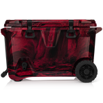 BrüTank 55-Quart Rolling Cooler | Red & Black Swirl thumbnail image 1 