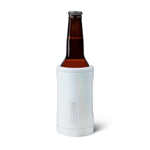 Hopsulator Bott'l | Glitter White | 12oz Bottles