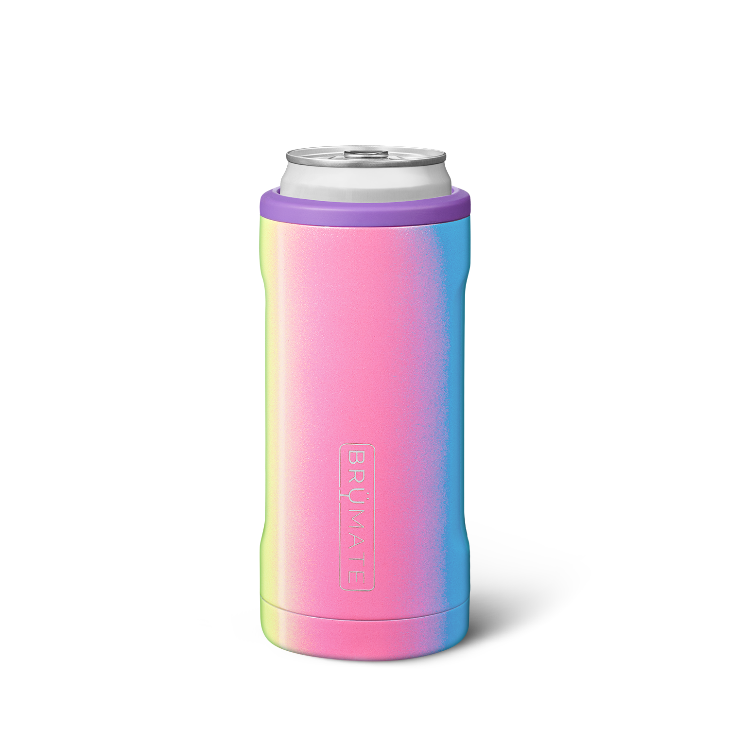 Hopsulator Slim | Glitter Rainbow | 12oz Slim Cans