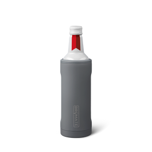 Hopsulator Twist | Matte Gray | 16oz Aluminum Bottles